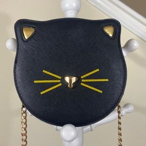 Black Cat Crossbody Purse